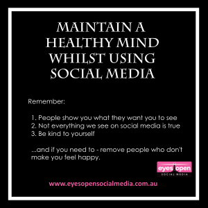 Maintain a healthy mind